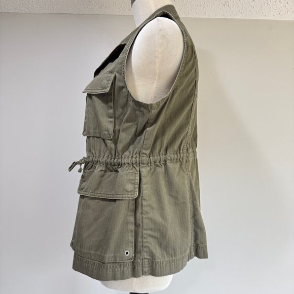 J. CREW Military Style Utility Cargo Vest - Picture 3 of 9